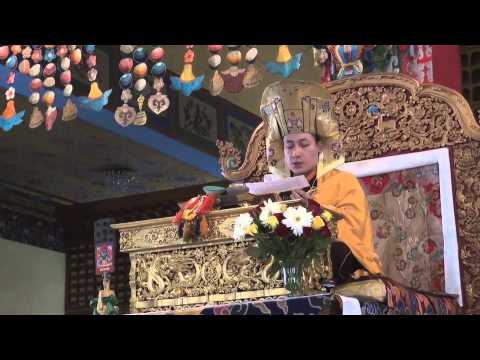 Karmapa Manjushri empowerment 2013
