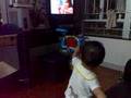 Luc using remote control