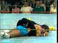 heels always like to make the fan favorites feel pain and the masked man won't even let tommy get up