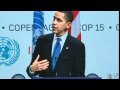 Barack Obama addresses Copenhagen conference