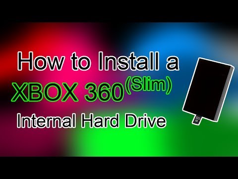 how to fit xbox 360 slim hard drive