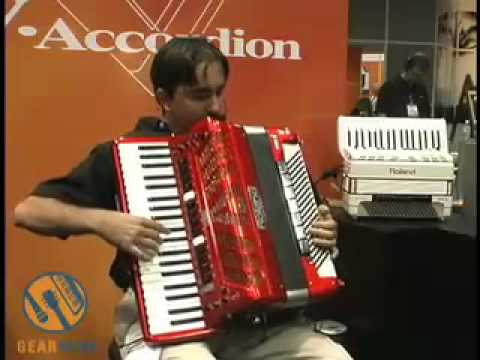 Roland FR-7 Accordion demo video, Summer NAMM 2006