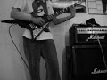Guitar - Jackson RR3 (Randy Rhoads) Crimson SwirlAmp - Marshall Mg100 Hdfx Half Stack Effects - Built-in Chorus/delayNOTE: 1) ANY UNNECESSARY IRRELEVANT    COMMENTS WILL BE REMOVED CAUSE IT MAKES   ME SAD :(2) HATERS PLS DON'T WASTE YOUR TIME    TORMENTING ME WITH WORDS (LIFE IS   TOO SHORT, GO ENJOY THAT LIFE :P)3) CONSTRUCTIVE CRITICISMS ARE ALWAYS   WELCOME (AS A MUSICIAN/SPECTATOR,    CONSTRUCTIVE CRITICISM IS ALWAYS THE WAY    TO GO) *THUMBS UP*4) FINALLY, IF YOU LIKE THE VIDEO, THANKS   FOR WATCHING ONCE AGAIN & SUBSCRIBING   WOULD BE DEEPLY APPRECIATED, AS THERE   ARE MORE VIDEOS TO COME. THANK YOU   FOR ALL THE SUPPORT. *TOUCHED*P.S IF THERE ARE ANY ENQUIRIES, I WILL REPLY       ASAP! :DP.S.S DON'T MIND THE CAPS (ITS THE ONLY WAY         TO GRAB UR ATTENTION)Ok people who have been asking repetitively for tabs and if i enjoy using the equipment i have. Sorry no tabs its done by ear, check out my comments to f.a.q on other vids if not this one. If you ask the same questions again, your question will be ignored. :) I'm only human, i can't do the same thing over and over.