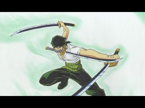 how to draw zoro