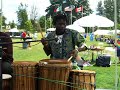 Manimou plays freestyle dundun