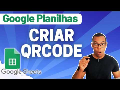 GOOGLE PLANILHAS [Google Sheets] 45 - CRIANDO QRCODE COM URLS