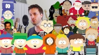 Il imite la voix de 31 personnages de South Park en deux minutes