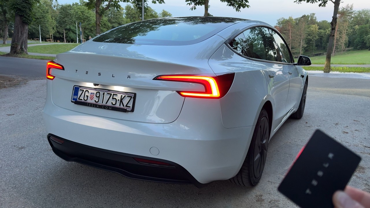 TESLA MODEL 3 Standard RWD 2026 Europe - EVENING POV test drive