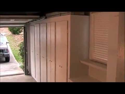 how to build garage cabinets