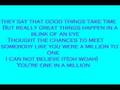 Hannah Montana- One in a Million (with lyrics)