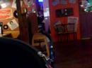 the twins at Hogs Breath Cafe for Hubbys birthday