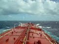 هذي احدى سفن شركة فيلا السعوديه عند نقطة التقاء المحيطين الهندي والاطلسي في جنوب فريقيا Vela International Marine LTD
