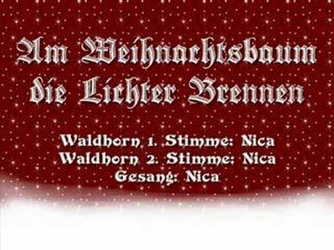 Am Weihnachtsbaum die Lichter Brennen - Waldhorn duett und