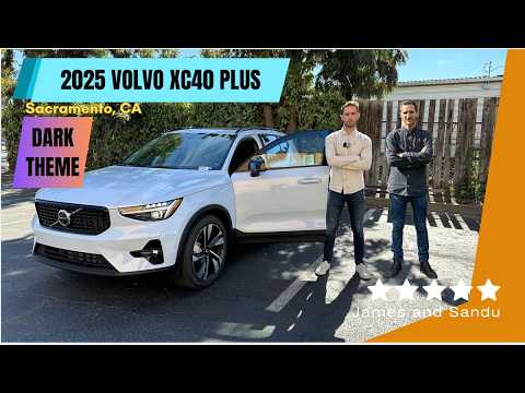 2025 volvo xc40 b5 awd plus dark theme