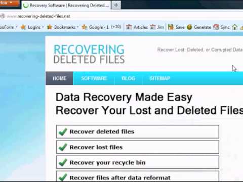 how to recover outlook data