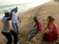 Sur la plage d'An�ho