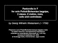 Weissmann's Pastorella For Bagpipe