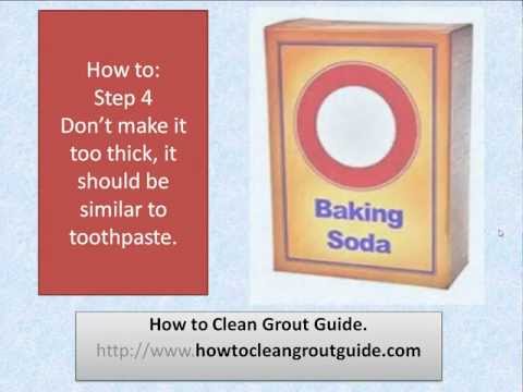 how to whiten tile grout in shower