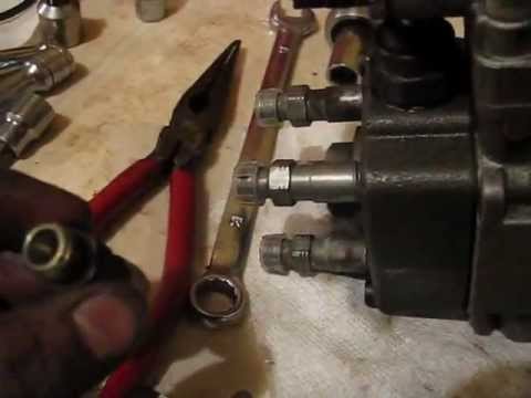 how to rebuild kubota injection pump