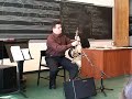 Juilliard School - New York, Masster class