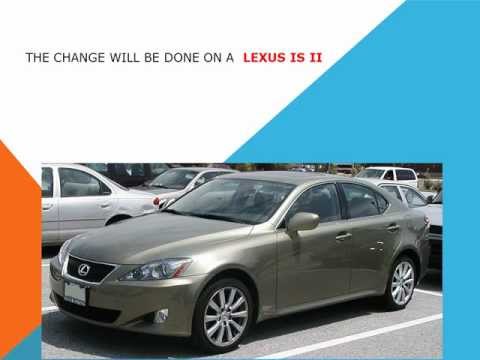 How to replace the air cabin filter   dust pollen filter on a Lexus IS II