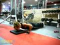 Flexiones de brazo en el suelo