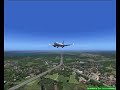 FS2004 - Aeroflot 767 Landing Arlanda ILS 01L