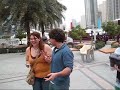 Dubai Marina Towers and Fountain