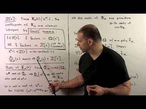 how to prove irreducibility of a polynomial