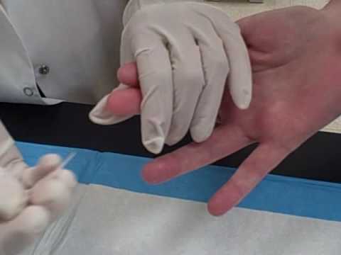 how to collect skin sample