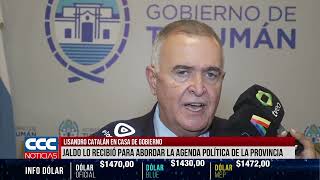 LISANDRO CATALÁN EN CASA DE GOBIERNO