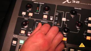 Getting to know the X32 Channel Strip