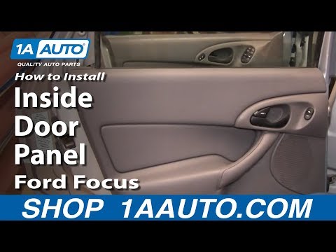 How To Install Replace Remove Rear Inside Door Panel Ford Focus 00-07 1AAuto.com