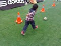2 year old playing football in Arndale Manchester- POTENTIALLY the next messi / ronaldo / beckham