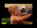 2 year old watches scary car commercial.