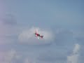 Cropduster passes in a field