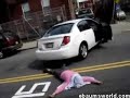 Crazy Lady - Car Accident Crazy Lady - Car Accident