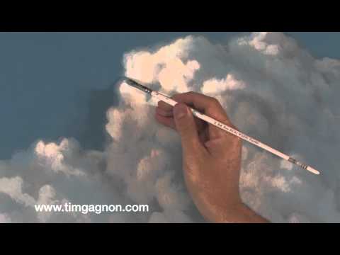 how to oil paint clouds
