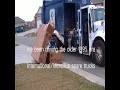 garbage crushing spare truck action