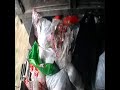 garbage crushing spare truck action