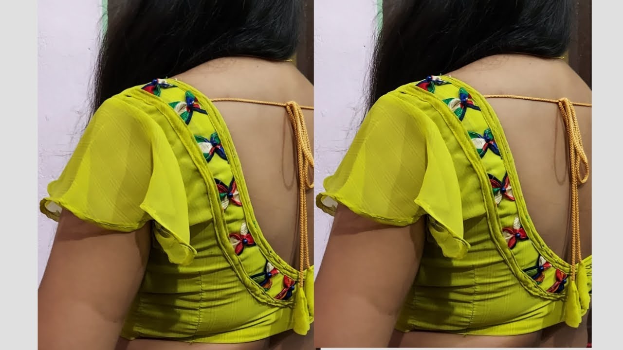 Umbrella Sleeve Designs Cutting and Stitching Blouse Designs Blouse