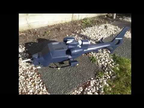 how to make rc helicopter fuselage