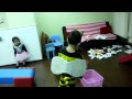 萬聖節party第二關丟球球--昀航+晞谷(小兔子自學班2009.10.22)5/14