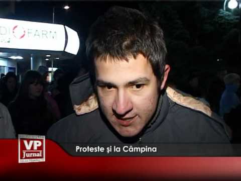 Proteste şi la Câmpina