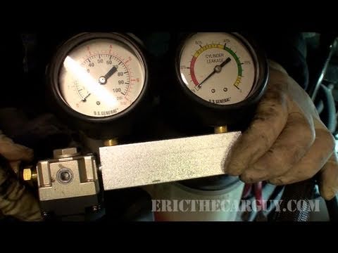 how to use a cylinder leak tester