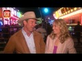 dennis quaid tells et's brooke anderson that his extensive horsemanship and roping skills came in handy during the latest episode of his crime drama vegas.