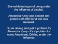 Dem. Sen John Kerry Daughter arrested for DUI Drunk Driving