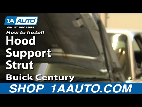 How To Install Replace Hood Support Strut Chevy Buick Pontiac 1AAuto.com
