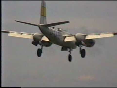 warbirds - B25, B26, TBM, F7F, Heinkel, P51 Take-offs, Landings, Taxis, Fly-by.