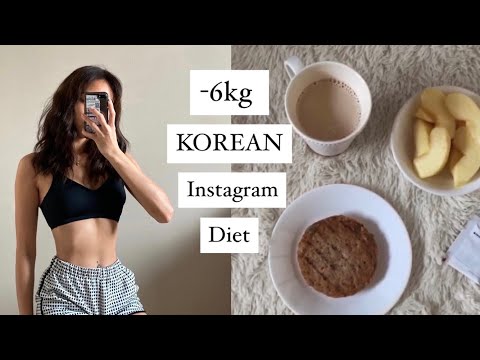 EXTREME -6kg Korean Instagram Diet Meal Plan 🍠 일주일에 6kg 빠진다는 인스타그램 다이어트 첼린지 😮